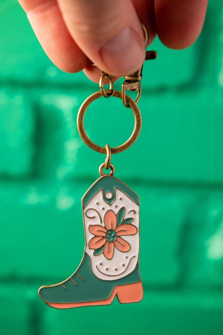 2866 ’ Enamel Keychains, WomensEnamel Keychain for Gifts Purse Bag - Picture 3 of 4